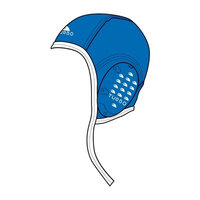 Magazijn opruiming Turbo Waterpolocap nummer 14 blauw classic