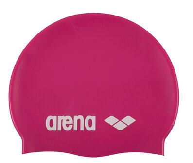 *populair* Arena Classic Silicone fuchsia-white