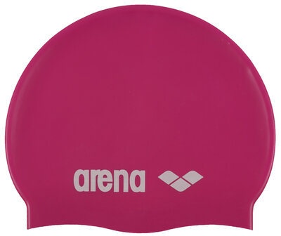 Arena Classic Silicone Jr fuxia/white