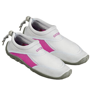 BECO Neopreen surf- en zwemschoen, grijs/roze, maat 39