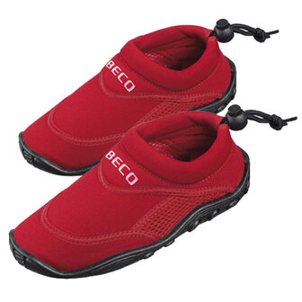 BECO Kinder neopreen surf- en zwemschoen, rood, maat 30