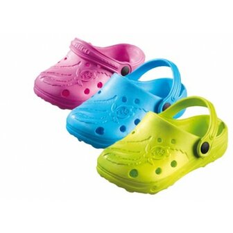 BECO Kinder clog Schildi, licht paars, maat 34
