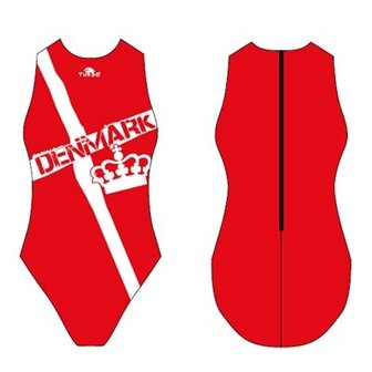 Special Made Turbo Waterpolo badpak DENMARK (levertijd 6 tot 8 weken) 