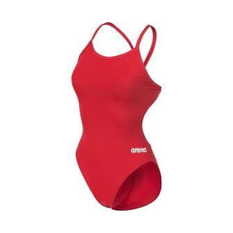 Arena W Team Swimsuit Challenge Solid red-white 36