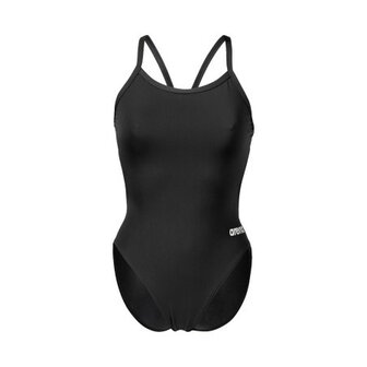 Arena W Team Swimsuit Challenge Solid black-white 36