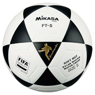 Voetbal Mikasa FT-4 Goalmaster Zwart - Wit