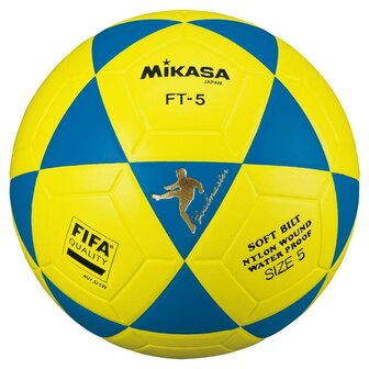 Voetbal Mikasa FT-5 Goalmaster Geel - Blauw