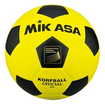 Korfbal Mikasa K5 geel - zwart