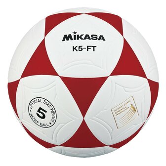 Korfbal Mikasa K5-FT rood - wit