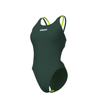 Arena W Swimsuit Tech Multi Solid dark-sage/artic-lime 36