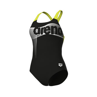 Arena W Wake Swimsuit Swim Pro Back black-soft green 44
