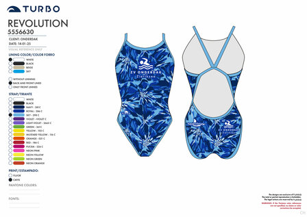 Turbo sportbadpak ZV Onderdak + sponsor (voorbeeld 3)