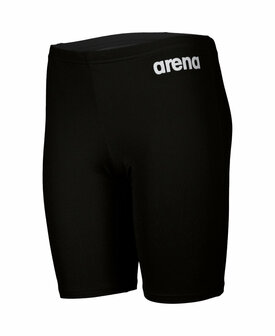 Arena B Team Swim Jammer Solid black-white 12-13