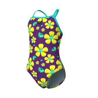 Arena G Spring Swimsuit Lightdrop Back plum-multi/water 10-11