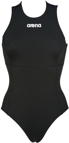 Arena W Team Swimsuit Waterpolo Solid black-white 32