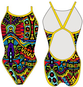 Special Made Turbo Sportbadpak Rev. Afrika Neon