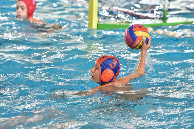 Waterpolobal TURBO KAP7 minipolo Green/Purple size 3 