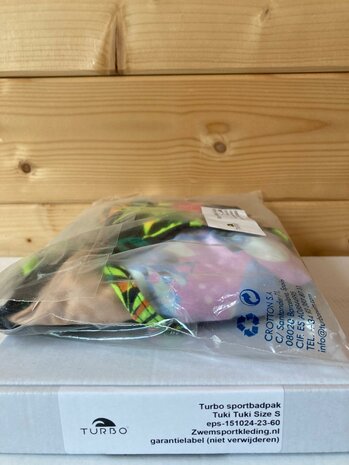 Magazijn opruiming Turbo (SIZE S)  Sportbadpak Tukituki FR36/D34/S