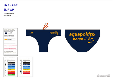 special made Aquapoldro Turbo Waterpolobroek