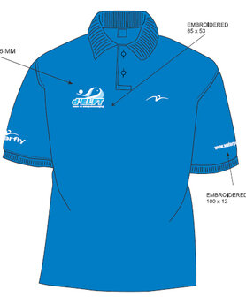 Opruiming showmodel (size s) Luxe WaterPolo d-ELFT Poloshirt